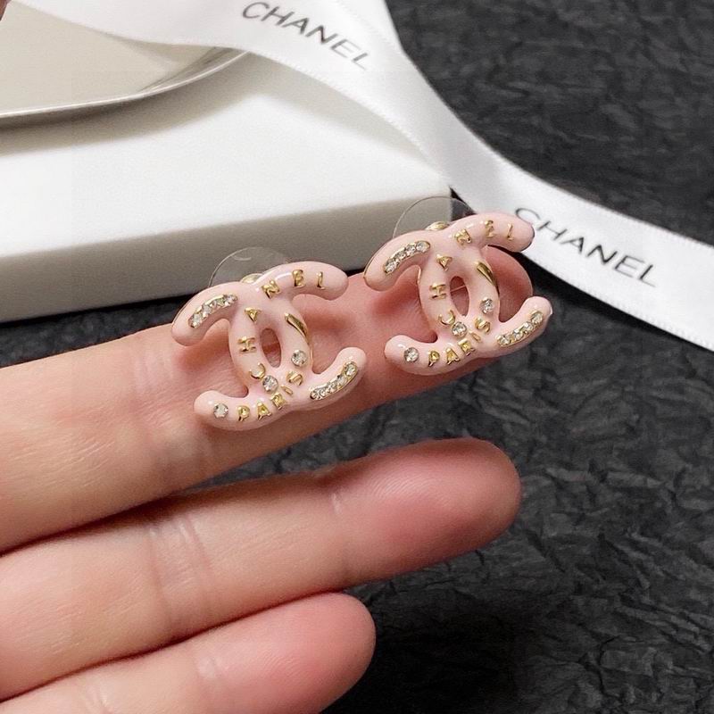 Chanel Earring Pink 817