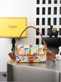 Fendi Multicolor FF Logo Shoulder Bag