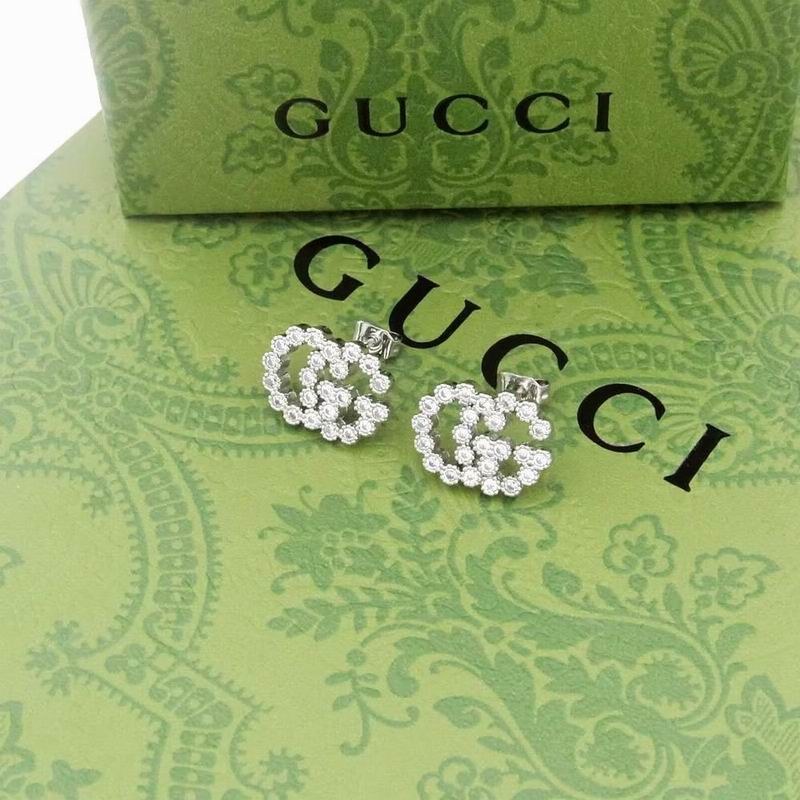 Gucci White Earrings 823