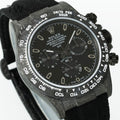 Rolex Daytona-Style Black Dial Chronograph Watch